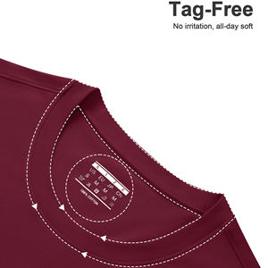 Camiseta de Manga Corta para Hombre, Cuello Redondo, 100% Algodón, Ecológica, de Secado Rápido, Estilo Holgado, Hombros Caídos, Alta Calidad, Venta al Por Mayor - Product Image 5