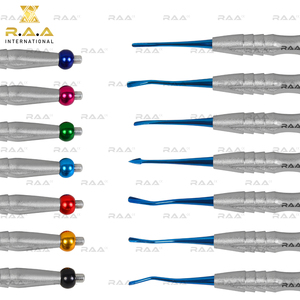 ชุดเครื่องมือถอนรากฟันแบบ PDL จำนวน 7 ชิ้น สำหรับการผ่าตัดทางทันตกรรม ได้รับการรับรองมาตรฐาน CE ระดับ Class I จาก R.A.A. INTERNATIONAL คุณภาพพรีเมียม - Product Image 4