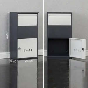 Cerradura Multifuncional de Acero Inoxidable de Alta Seguridad, Moderna, Inteligente, Hecha a Mano, con Recubrimiento en Polvo, para Montaje en Pared, para Exteriores - Product Image 5