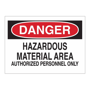 Señal de Advertencia: Área de Material Peligroso, Solo Personal Autorizado, para Uso en Laboratorios e Industrias - Product Image 2