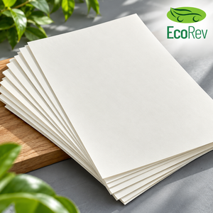 ฐานแก้วกระดาษเคลือบ PLA ย่อยสลายได้ สีขาว สำหรับแก้วเครื่องดื่มร้อนและเย็น - Product Image 5