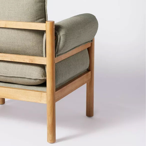 Sillón Relax con Estructura de Madera de Teca y Diseño Minimalista para Decoración del Hogar - Product Image 6