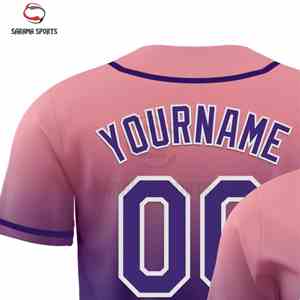 Uniformes de Béisbol y Sóftbol de Poliéster a Precio de Fábrica, Sublimados, Lisos o con Rayas, Personalizables con Logotipo, Camisetas de Béisbol para Equipos - Product Image 5