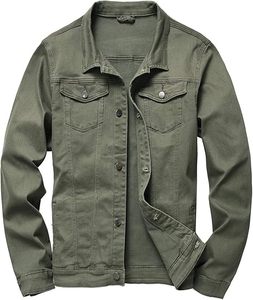 Veste en jean décontractée pour homme, 100 % coton, avec logo personnalisé, respirante, écologique, séchage rapide, pour l'extérieur – Vente en gros, haute qualité - Product Image 1