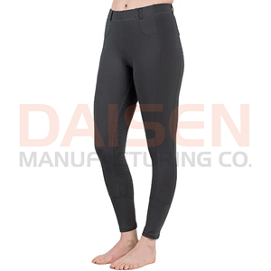 Leggings d'équitation pour femmes, performance, avec grip en silicone, taille haute, extensibles, respirants, design ajusté - Product Image 4