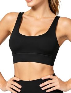 Soutien-gorge de sport de compression pour femme avec tissu de qualité supérieure pour les entraînements de haute intensité, la course à pied et le fitness - Product Image 1