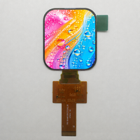 Écran AMOLED carré de 1,97 pouce avec technologie On-Cell Touch, résolution 395x450, interface MIPI/SPI/QSPI, panneau couleur, montage Shenzhen