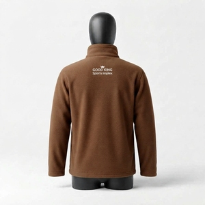Veste en polaire décontractée pour homme grande taille, veste en polaire écologique pour l'automne et l'hiver pour homme - Product Image 2