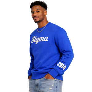 Felpa con Maniche in Ciniglia Phi Beta Sigma 1914 per Uomo, Tessuto Premium, Vestibilità Comoda, Abbigliamento Casual per Fraternità Greca - Product Image 3