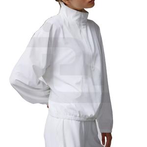 Women's Men's High Quality Custom Winter Pullover Zipper Jacket <b>Canvas</b> Fabric <b>Waterproof</b> Breathable Stand Collar Wholesale Price - Product Image 2