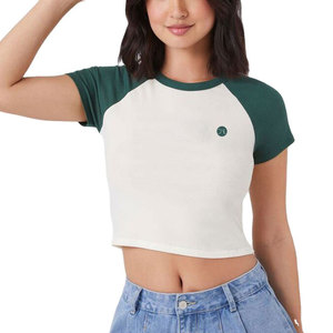 Camiseta Corta Elegante para Mujer, Corte Holgado, Informal, Ligera y Cómoda para Uso Diario y Fines de Semana - Product Image 1