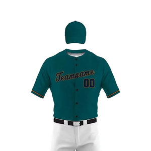 Ensemble d'uniformes de baseball personnalisés de haute qualité pour hommes, respirants et à séchage rapide - Product Image 5