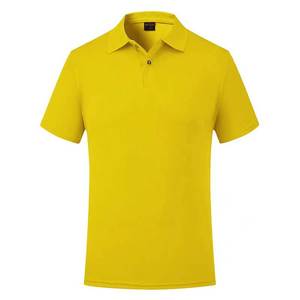 Chemise tricotée à manches courtes pour homme, 100 % coton noir, coupe classique, couleur unie, logo frontal, anti-rétrécissement, 320g - Product Image 3