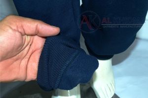 Pantalon de survêtement bleu marine pour femme, coupe ample, impression de logo personnalisée, OEM, marque privée, vente en gros, vêtements décontractés, polyester/coton, pantalon cargo - Product Image 5