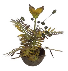 Pot de fleurs tournesol pour jardin et maison, fait main, en métal, décoration murale moderne, utilisation extérieure, best-seller, meilleur décor - Product Image 3