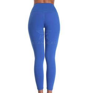 Pantalones de Yoga con Diseño de Logotipo Personalizado, Cintura Elástica, Venta Directa de Fábrica, Ropa de Gimnasio con Servicio OEM - Product Image 5