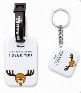 Custom Epoxy Acrylic Keychain Waterproof Fireproof Lightweight Cartoon Photo <b>Key</b> <b>Ring</b> <b>Bag</b> Tag COMBOS - Product Image 5