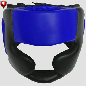 Premium Quality Cowhide Leather MMA Head Guard Protective Gear Sparring Helmet for Boxing and Fighting <b>Dummy</b> Type - Product Image 1