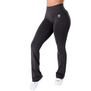 Pantalones Acampanados de Cintura Ultra Alta Sin Costuras para Mujer, Ajuste Largo, para Gimnasio, Yoga, Compresión, Estilo Bootcut, Ropa Deportiva - Product Image 2