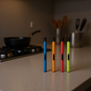 Accendini da Cucina QBAK 21cm Colorati Ricaricabili per Uso Culinario - Product Image 3