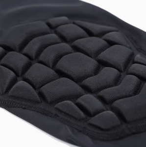 Genouillère orthopédique hexagonale de compression, support respirant antidérapant pour la jambe, protection en mélange de spandex unisexe pour la course à pied - Product Image 6
