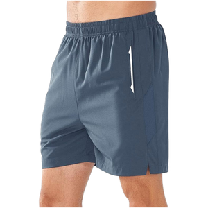 Pantalones Cortos de Baloncesto para Hombre de Alta Demanda, al por Mayor, Personalizados, de Poliéster y Algodón, Casuales, de Color Sólido, con Logotipo Frontal, Transpirables, con Bolsillos con Cremallera - Product Image 1