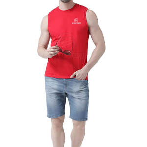 Camisetas sin Mangas para Hombre, Deportivas, de Gimnasio, de Verano, de Fitness, de Mezcla de Algodón, Camisetas sin Mangas para Hombre - Product Image 3