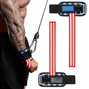 Sangles de musculation personnalisées avec logo en silicone, bandes de maintien pour poignets, antidérapantes, pour entraînement en salle de sport, sangles de musculation - Product Image 6