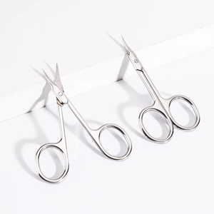 Juego de Tijeras para Cutículas Ergonómicas de Acero Inoxidable, Ligeras, Color Dorado y Negro, Duraderas, Curvas, en Cajas Personalizadas, Profesionales - Product Image 3