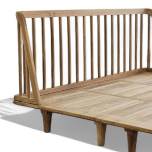 Solid Teak Wood <b>Bed</b> <b>Frame</b> Slatted Headboard Platform <b>Bed</b> for Bedroom King <b>Queen</b> <b>Size</b> - Product Image 4