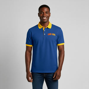 Camiseta Polo de Golf OEM/ODM 100% Algodón 220 GSM Ligera de Lujo, Corte Clásico, Transpirable y Moderna - Product Image 1