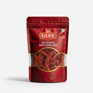 Chiles Rojos Glee Impex Byadgi de Alta Calidad, 50g, Secados al Sol, Color Intenso, Naturales, Sin Tallos, Más Vendidos - Product Image 1