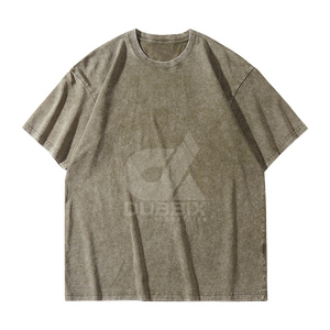 Camiseta Ringer Vintage de Alta Calidad con Lavado Ácido, Camisetas Oversize con Lavado Ácido para Hombre en Oferta 2026 - Product Image 5