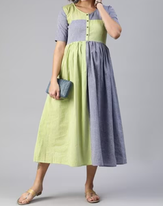 Ladies Maternity Dress Boho Printed Pregnancy Maxi Gown Ladies Maternity Dress V Neck Short Sleeve <b>Nursing</b> Loose Flowy Summer - Product Image 4