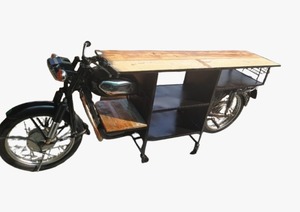 Mesas y Gabinetes de Bar de Madera Maciza con Taburetes Plegables, Resistentes al Agua y Ecológicos, con Ruedas para Hoteles - Product Image 3