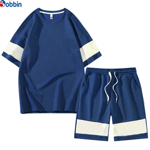 Conjunto de Verano para Hombre, Nuevo Conjunto de Moda, Camiseta con Estampado de Letras y Solapa, Traje Casual Holgado de Manga Corta - Product Image 5