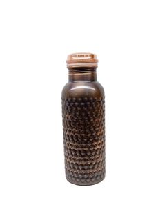 Botella de Agua de Cobre con Patrón Hexagonal, Bebedero de Acero Inoxidable para Beber Directamente, para Uso en Interiores y Exteriores en la Cocina - Product Image 2