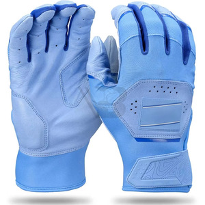 Gants de baseball professionnels en cuir pour hommes, personnalisables, imperméables, à doigts fendus, pour l'extérieur et le softball - Product Image 1