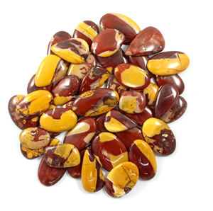 Cabochons en jaspe mookaite naturel en gros, pierres précieuses polies pour la création de bijoux et l'artisanat DIY - Product Image 2