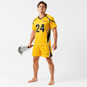 Uniforme de Lacrosse Personalizado, Ropa Deportiva, Diseño de Uniforme de Lacrosse con Ajuste Cómodo, Tela que Absorbe la Humedad y Manga Larga - Product Image 1