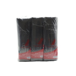 Bolsa de basura desechable negra HDPE en rollo Cadena de PP personalizable Durable Heavy Duty Starseal OEM Productos para el hogar Bolsas de plástico - Product Image 3