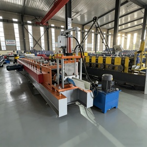 Machine de fabrication de gouttières et de descentes d'eau <span class=keywords><strong>en</strong></span> acier sans soudure à grande vitesse, ligne de production complète avec contrôle PLC - Product Image 1