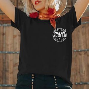 Camisetas Oversize de Algodón para Mujer con Estampado Gráfico, Estilo Country, Vintage, Vaquera, Western, de Bandas de Rock, de Corte Holgado - Product Image 4