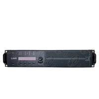 LA4X Amplificador de Potencia Profesional DSP de 4 Canales y 8 Ohmios, 250W, Controlador de Red XLR para Sistema de Línea de Altavoces PA