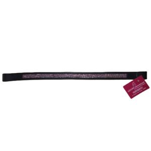 Banda decorativa para cejas de caballo de cuero de primera calidad con cristal ostentoso de primera calidad para productos de equitación - Product Image 1