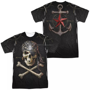 เสื้อยืดแขนสั้นทรงสลิมฟิตสำหรับผู้ชาย น้ำหนักเบา คอกลม ผ้าโพลีเอสเตอร์ 100% ป้องกันรอยยับ พิมพ์ลาย - Product Image 4