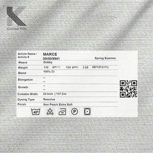 Tissu en coton 100% de haute qualité en gros pour hommes, tissu de chemise DOBBY confortable - Product Image 4