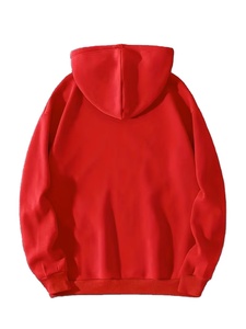 เสื้อฮู้ดผ้าฟลีซหนานุ่ม มีกระเป๋าจิงโจ้ สำหรับผู้ชาย สีพื้น - Product Image 2