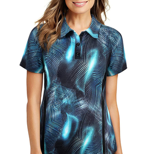 Camisetas Polo Transpirables para Mujer con Logotipo Personalizado, Camisetas Polo de Manga Corta para Mujer, Vestido Polo para Golf, Vestido Camiseta Polo para Mujer - Product Image 1