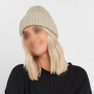 Gorro de Punto Unisex para Invierno, Color Sólido, Uso Casual, 56-58CM, Hecho a Mano, Material Acrílico - Product Image 3